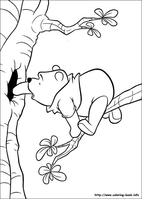 Winnie the Pooh coloring picture